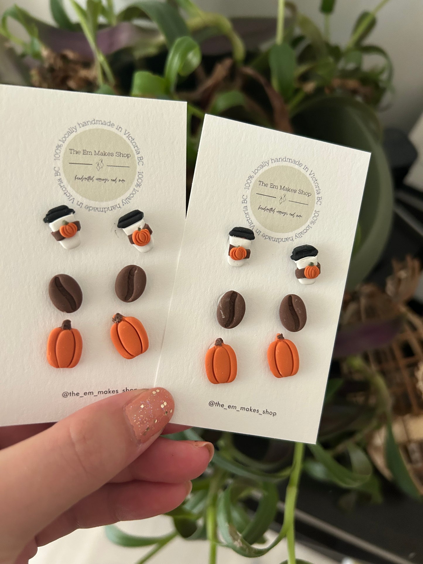 Pumpkin spice coffee stud pack