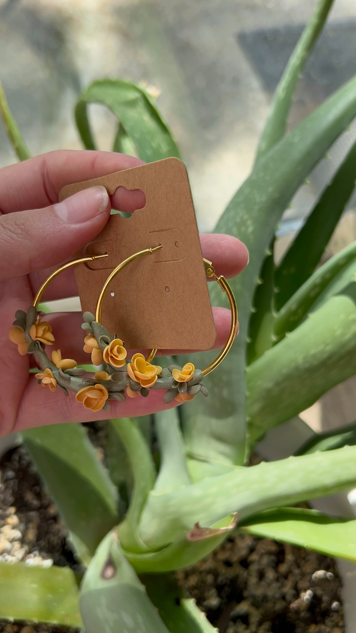 Fairy floral hoops