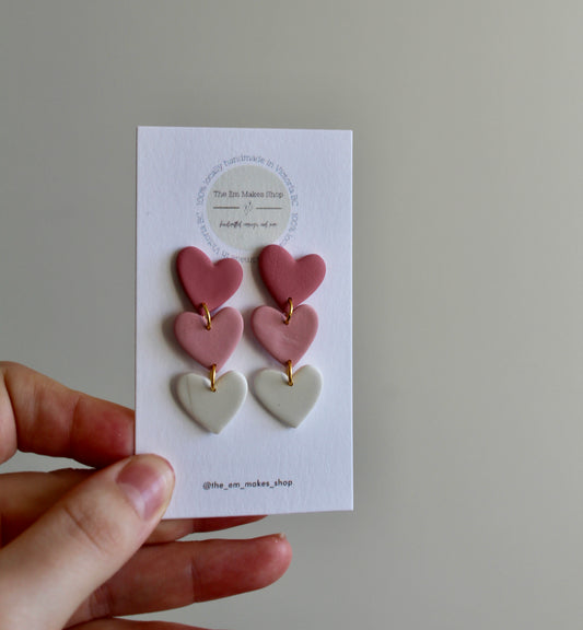 Small triple hearts
