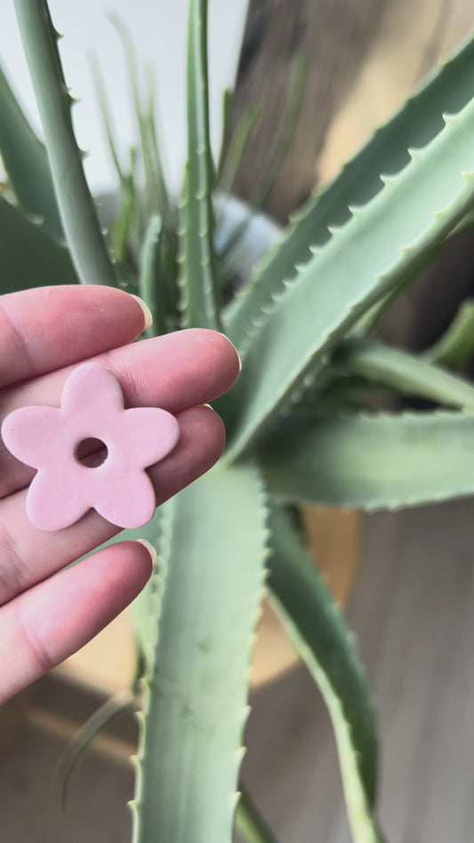 Pink flower - no hoops